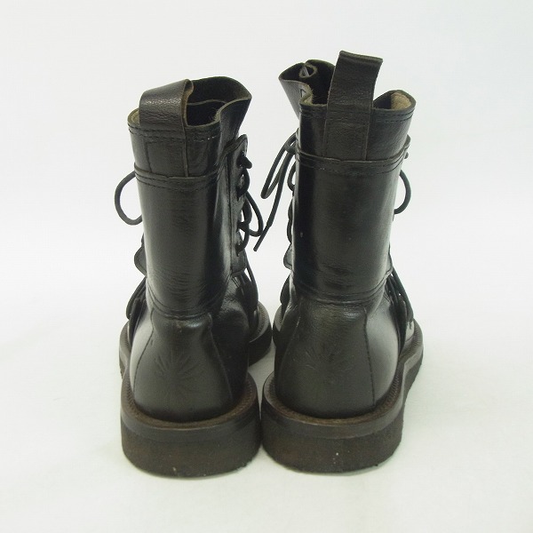 実際に弊社で買取させて頂いたMIHARA YASUHIRO/ミハラヤスヒロ レースアップ レザーブーツ /25.5の画像 1枚目