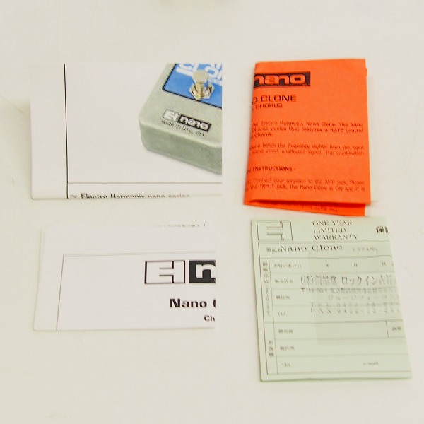 実際に弊社で買取させて頂いた【動作確認済み/書類あり】Electro Harmonix/エレクトロハーモニクス Nano Clone/ナノクローン エフェクター 正規品の画像 6枚目
