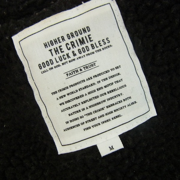 実際に弊社で買取させて頂いたCRIMIE/クライミー 17AW ボアデッキジャケット/Mの画像 2枚目