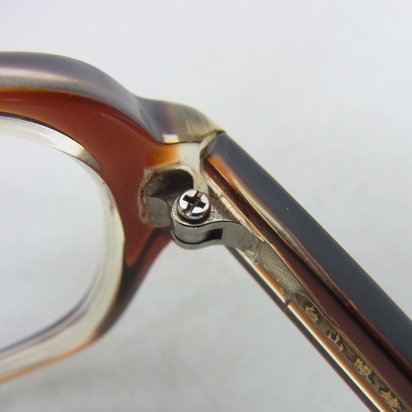 実際に弊社で買取させて頂いた白山眼鏡店/ハクサンガンキョウテン フルリム メガネフレーム の画像 4枚目