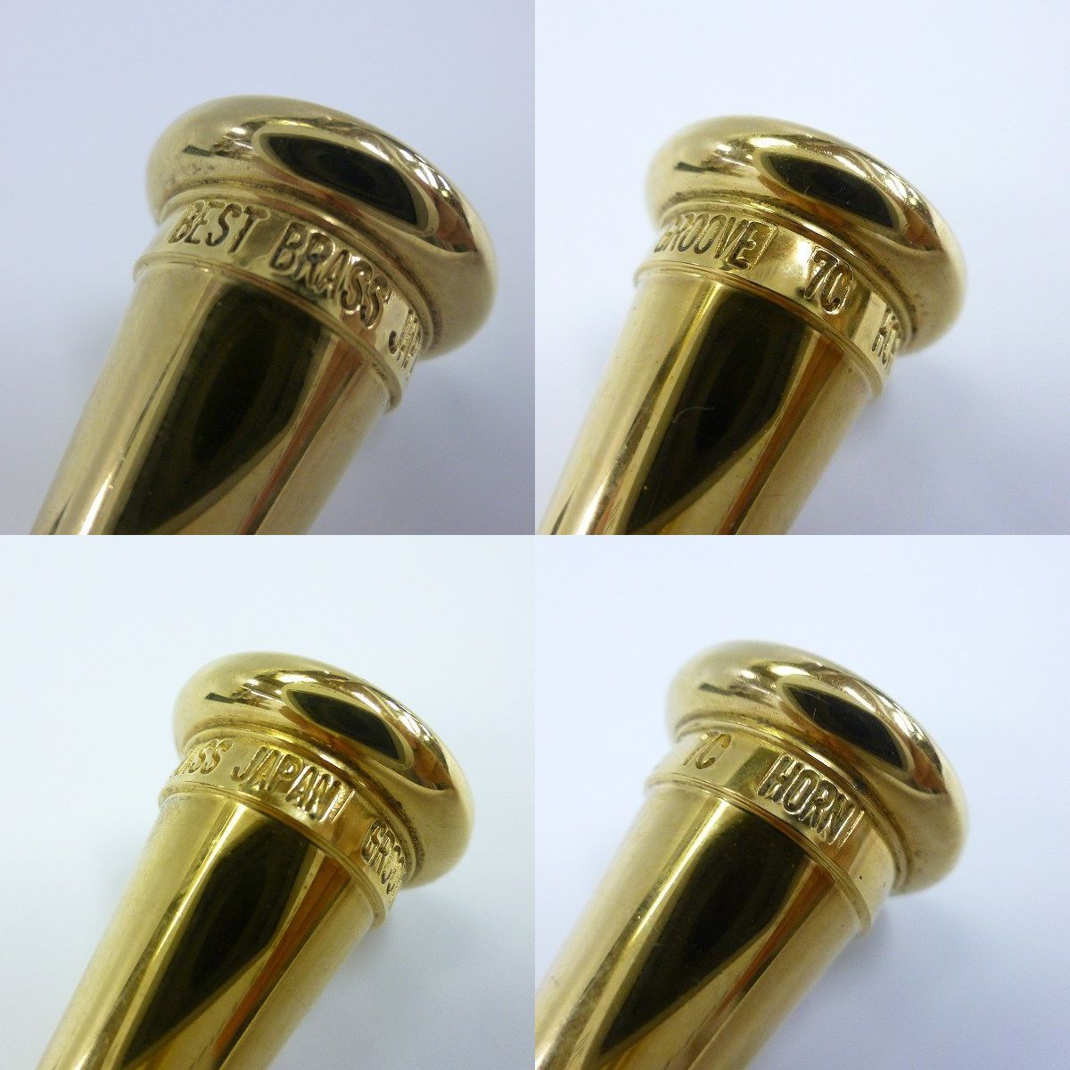 実際に弊社で買取させて頂いたBEST BRASS/ベストブラス GROOVE/グルーヴ 7C GOLD PLATED HORN/ホルン用 マウスピースの画像 2枚目