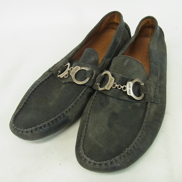 実際に弊社で買取させて頂いたJIMMY CHOO/ジミーチュウ BROGAN ドライビングシューズ/42