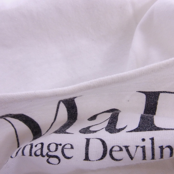 実際に弊社で買取させて頂いたMoonage Devilment/ムーンエイジデビルメント MaD ピアノフォト Tシャツ/Sの画像 4枚目