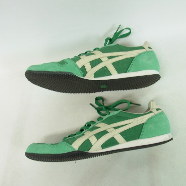 実際に弊社で買取させて頂いたOnitsuka Tiger/オニツカタイガー SERRANO/セラーノ スニーカー TH109L/28 グリーンの画像 3枚目