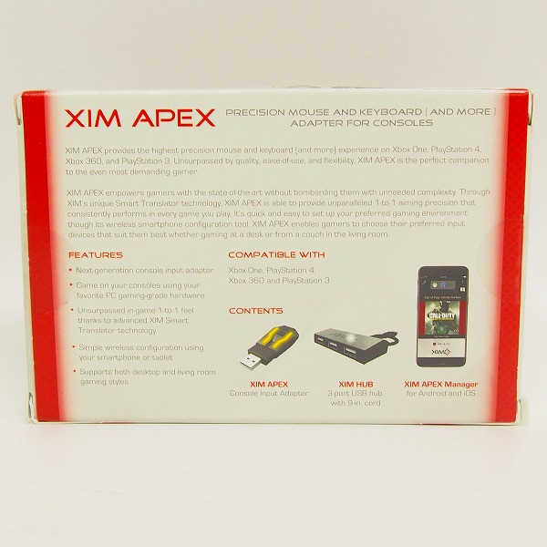 動作未確認】Xim Technologies XIM APEX PS4/XboxOne/PS3/Xbox360用