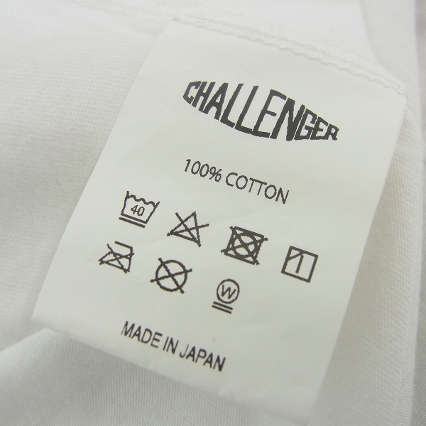 実際に弊社で買取させて頂いたCHALLENGER/チャレンジャー ガールプリント 半袖Tシャツ/Lの画像 3枚目