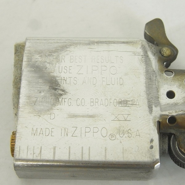 実際に弊社で買取させて頂いたA&G/エーアンドジー ZIPPO/ジッポー スターリングシルバー クロス 1999年製 の画像 4枚目