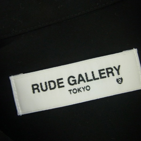 実際に弊社で買取させて頂いたRUDE GALLERY/ルードギャラリー 15AW WHO THE FUCK IS RG？ バック刺繍シャツ/2の画像 2枚目