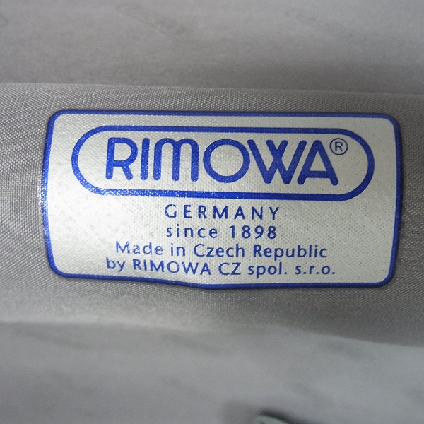 実際に弊社で買取させて頂いたRIMOWA/リモワ SALSA/サルサ キャリーバッグ 4輪マルチホイール 871.77/104Lの画像 5枚目