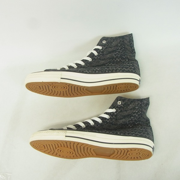 実際に弊社で買取させて頂いたMIHARAYASUHIRO/ミハラヤスヒロ ジャガードロープ柄ハイカットスニーカー 28.0の画像 3枚目