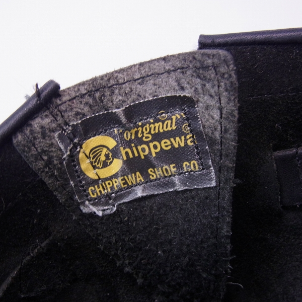 実際に弊社で買取させて頂いたCHIPPEWA/チペワ エンジニアブーツ 11"BLACK OIL 27899/8-1/2の画像 5枚目
