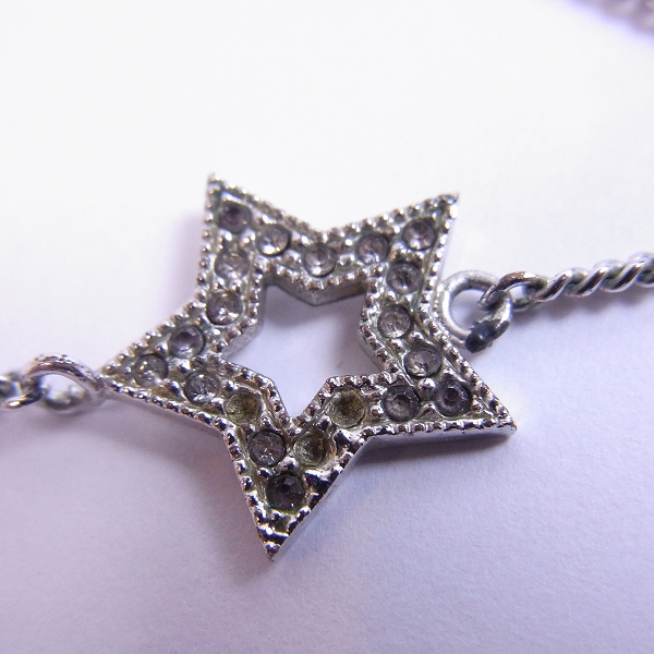 実際に弊社で買取させて頂いたChristian Dior/クリスチャンディオール 立体 ロゴデザインスターネックレスの画像 4枚目