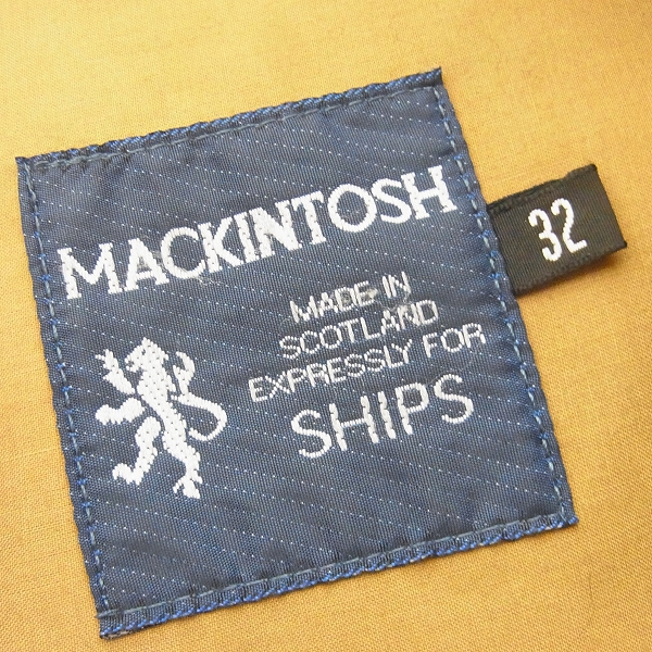 実際に弊社で買取させて頂いたMACKINTOSH/マッキントッシュ SHIPS/シップス ロングコート/32の画像 2枚目