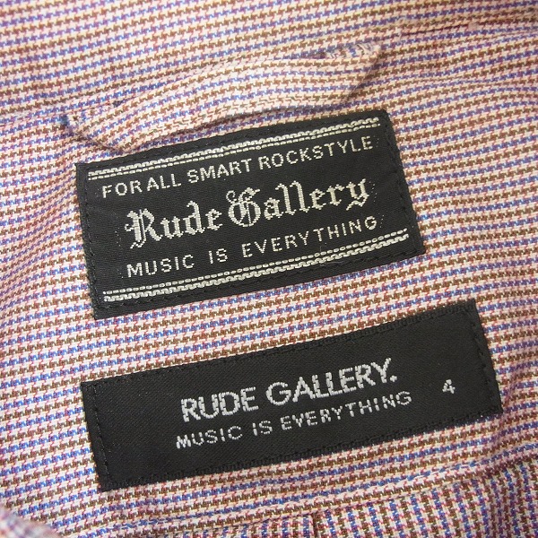 実際に弊社で買取させて頂いたRUDE GALLERY/ルードギャラリー 長袖 シャツ 4の画像 2枚目