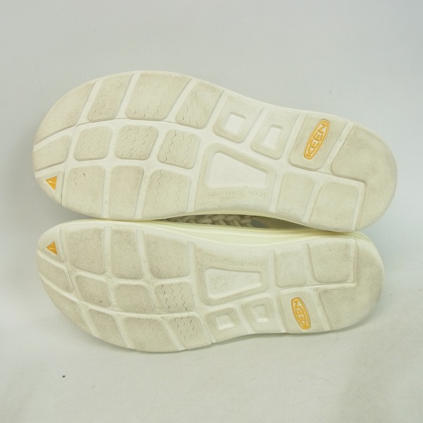 実際に弊社で買取させて頂いたKEEN/キーン UNEEK スターホワイト 編み込みサンダル 1014098/25.5の画像 2枚目