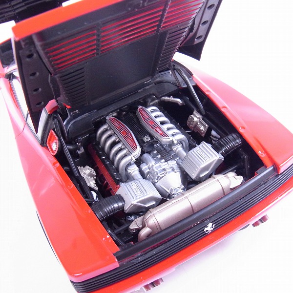 実際に弊社で買取させて頂いたKYOSHO/京商 1/18 フェラーリ 512TR レッド ダイキャストミニカー No.08423Rの画像 4枚目
