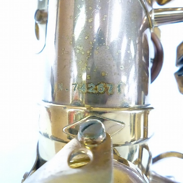 実際に弊社で買取させて頂いた【書類あり/音出し確認済み】SELMER PARIS/セルマー ALTO SAX SERIE Ⅲ Jubilee GL W/E アルトサックス ジュビリーの画像 4枚目