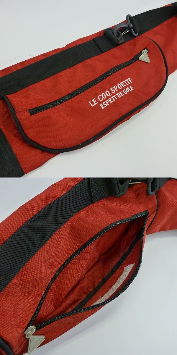 実際に弊社で買取させて頂いたle coq sportif/ルコック クラブケース QQ5020 47インチ対応 レッドの画像 6枚目