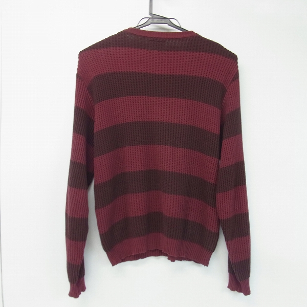 実際に弊社で買取させて頂いたCALEE/キャリー CREW NECK BORDER KNIT SWEATER/ボーダーニットセーター/Mの画像 1枚目