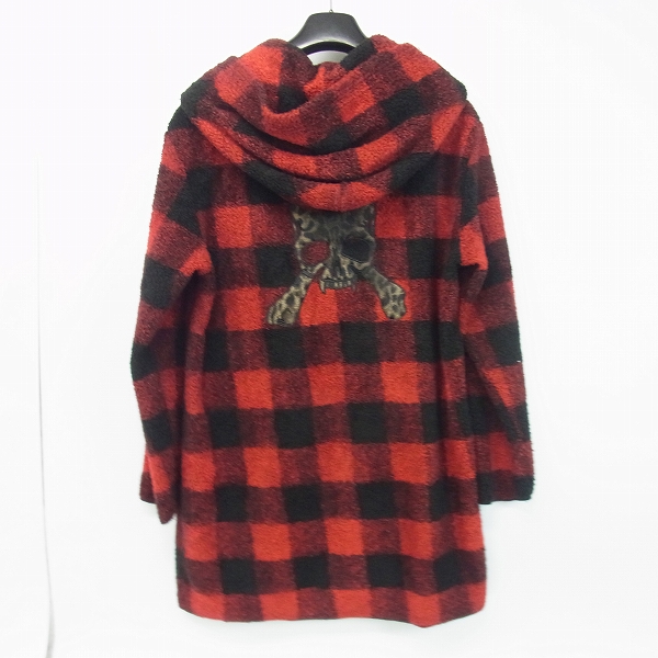 実際に弊社で買取させて頂いたRoen/ロエン HIROMU TAKAHARA 16AW LONG CHECK PK -02RED-/パーカー/Lの画像 1枚目