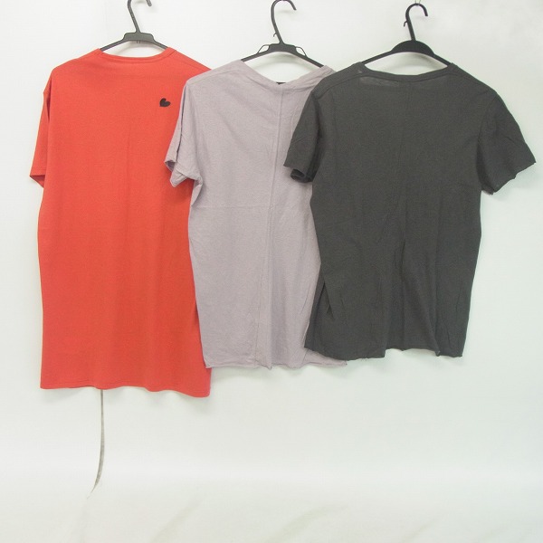 実際に弊社で買取させて頂いたMoonage Devilment/ムーンエイジデビルメント MaD VネックプリントTシャツ 3点セットの画像 1枚目