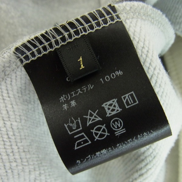 実際に弊社で買取させて頂いた【未使用】drestrip/ドレストリップ スウェット フーディーブルゾンジャケット グレー 1の画像 3枚目