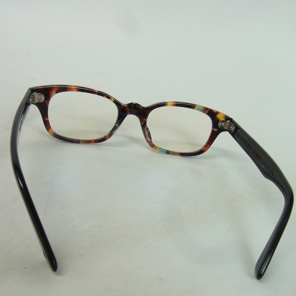 実際に弊社で買取させて頂いたTART OPTICAL/タートオプティカル EX-MAN  ブラウンアンバー メガネフレームの画像 3枚目