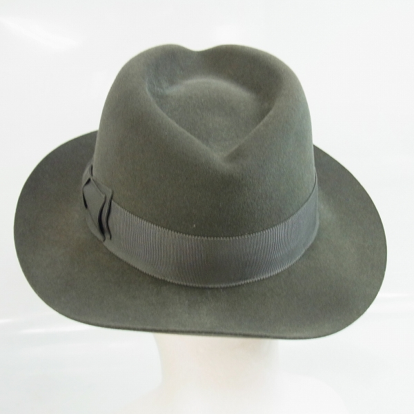 実際に弊社で買取させて頂いたKNOX/ノックス CA4LA/カシラ ラビットファー 中折れハットの画像 3枚目