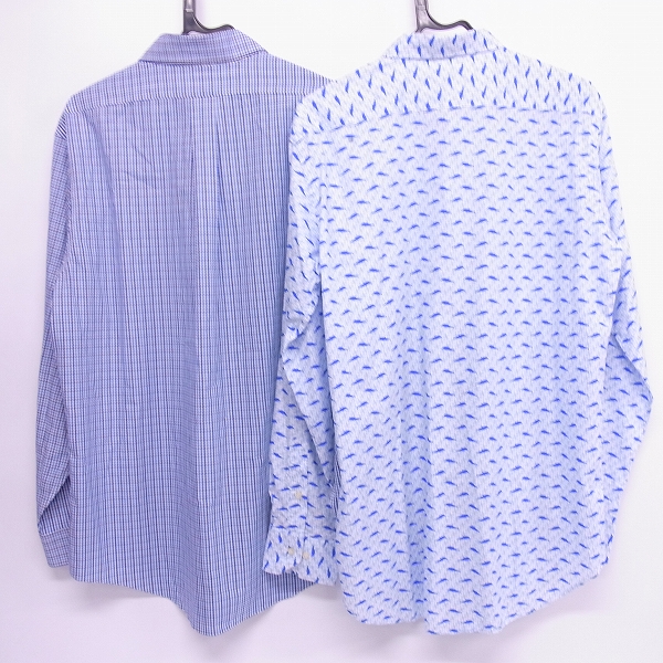 実際に弊社で買取させて頂いたETRO/brooks brothers エトロ ブルックスブラザーズ 長袖シャツ 2点セットの画像 1枚目
