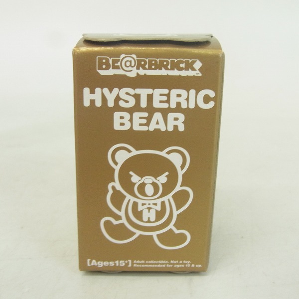 実際に弊社で買取させて頂いた【未開封】BE@RBRICK/ベアブリック HYSTERIC GLAMOUR/ヒステリックグラマー 金/ゴールド 100%