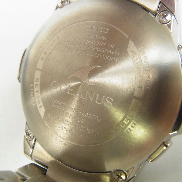 選べるサイズ展開！ CASIO カシオ OCEANUS オシアナス OCW-500TDJ 3731