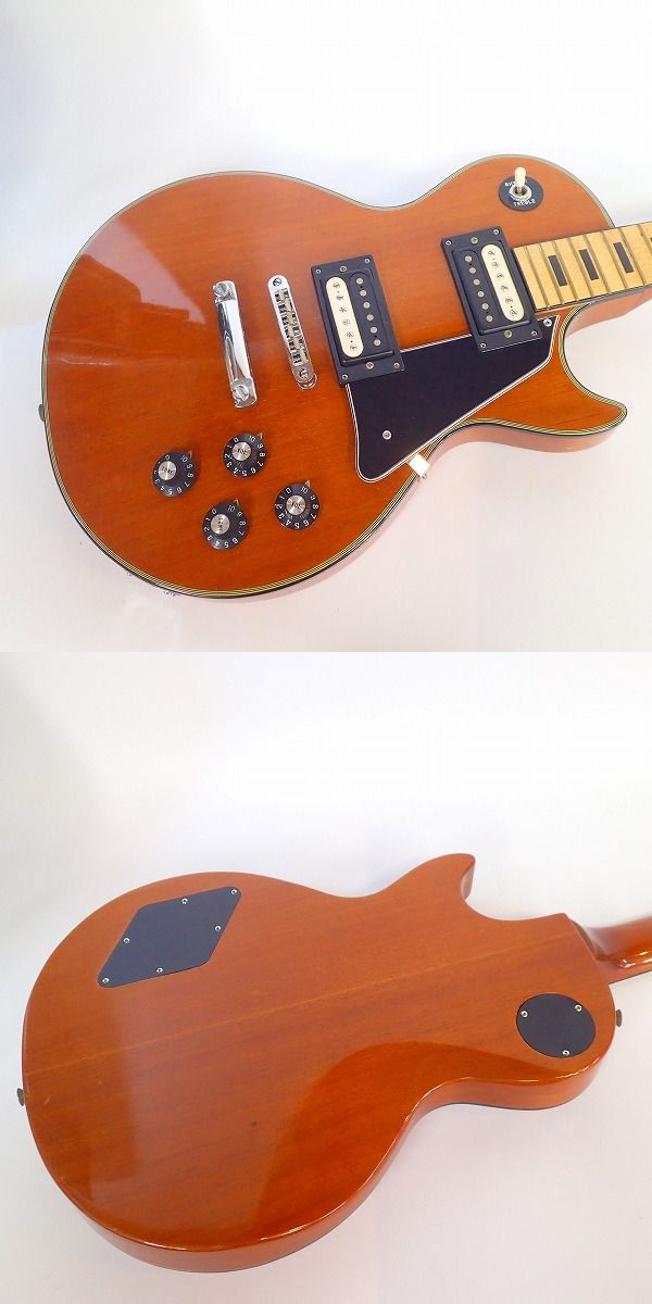 実際に弊社で買取させて頂いた★【難有り/型式不明】Greco/グレコ エレキギター レスポールタイプ ケース付の画像 2枚目