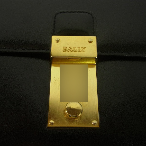 実際に弊社で買取させて頂いたBALLY/バリー レザー ショルダーバッグ/ポーチ クラッチバッグ/ハンドバッグ 2点セットの画像 4枚目