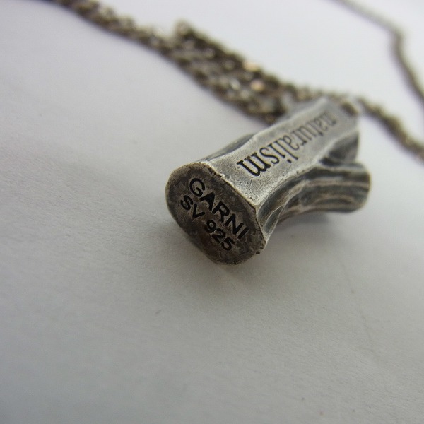 実際に弊社で買取させて頂いたGARNI/ガルニ　naturalism ツリーネックレス SV925 の画像 3枚目