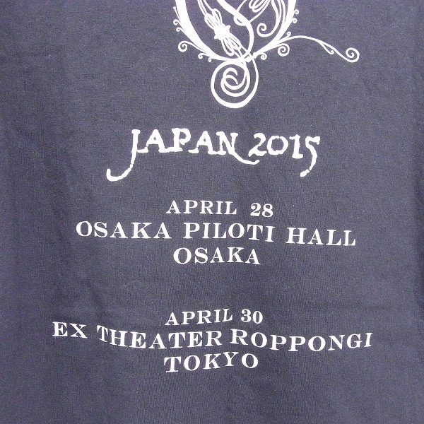 実際に弊社で買取させて頂いたOpeth/オーペス ジャパンツアー 2013/2015等 プログレッシブ メタル バンドTシャツ 4点セットの画像 5枚目