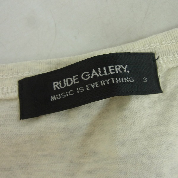 実際に弊社で買取させて頂いたRUDE GALLERY/ルードギャラリー ポケットVネック Tシャツ/3の画像 2枚目