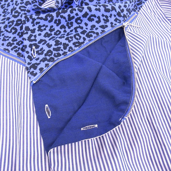 実際に弊社で買取させて頂いたDIET BUTCHER SLIM SKIN/ダイエットブッチャー スリムスキン レオパード ジッパーロングシャツ/2の画像 4枚目