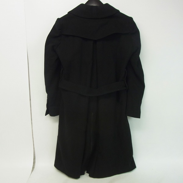 実際に弊社で買取させて頂いたkiryuyrik/キリュウキリュウ 17AW ショールカラー メルトンウール コート KC-HC11-130/Sの画像 1枚目