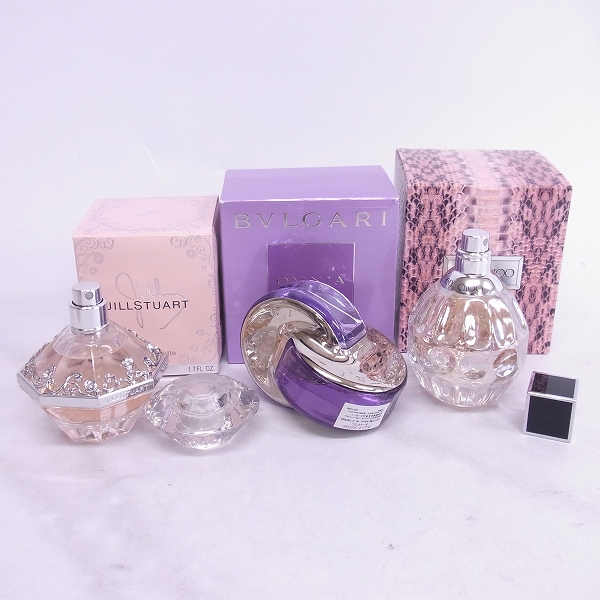 実際に弊社で買取させて頂いたJIMMY CHOO/BVLGARI/VALENTINO等 オードトワレ/パルファム 香水 6点セットの画像 3枚目