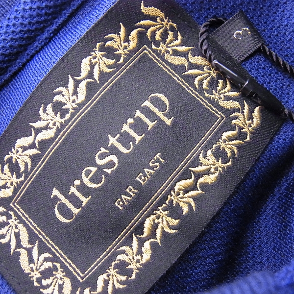 実際に弊社で買取させて頂いた【未使用】drestrip/ドレストリップ ワンポイント スターロゴ 刺繍 ポロシャツ ネイビー/3の画像 2枚目