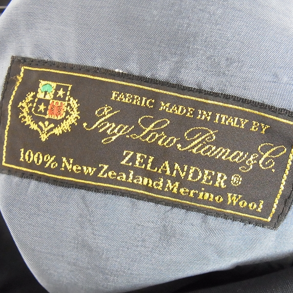 実際に弊社で買取させて頂いたHUGO BOSS/ヒューゴボス モスグリーン/ネイビー ジャケット セットアップ 2点セットの画像 2枚目