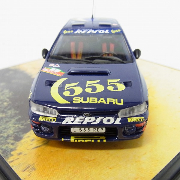 SUBARU インプレッサ WRC 555モデルカー 1/43 SUBARU インプレッサ WRC 555モデルカー 1/43