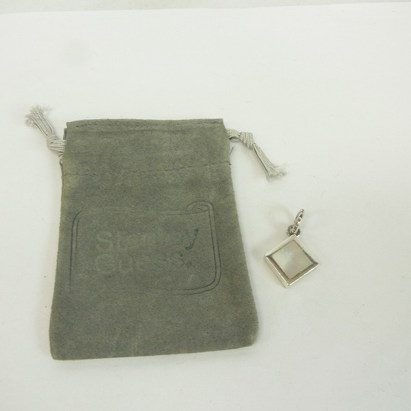 実際に弊社で買取させて頂いたSTANLEY GUESS/スタンリーゲス ダイヤモンドシェルペンダント 白蝶貝の画像 4枚目