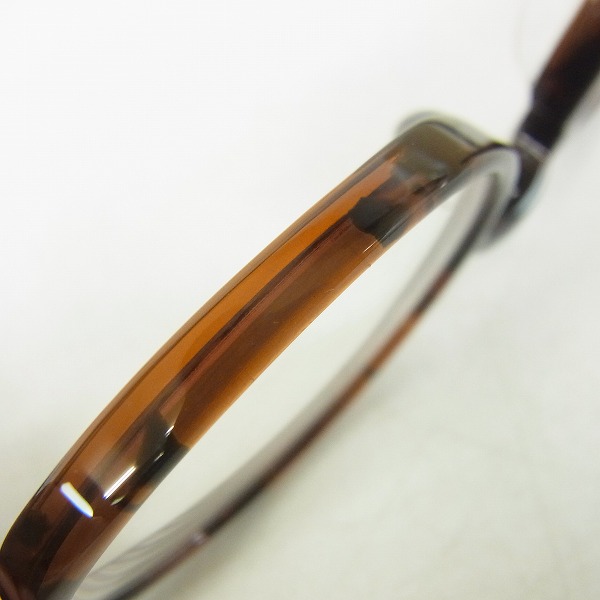 実際に弊社で買取させて頂いたSOPHNET×金子眼鏡店/ソフネット×カネコガンキョウテン BINCHOTAN メガネフレームの画像 6枚目