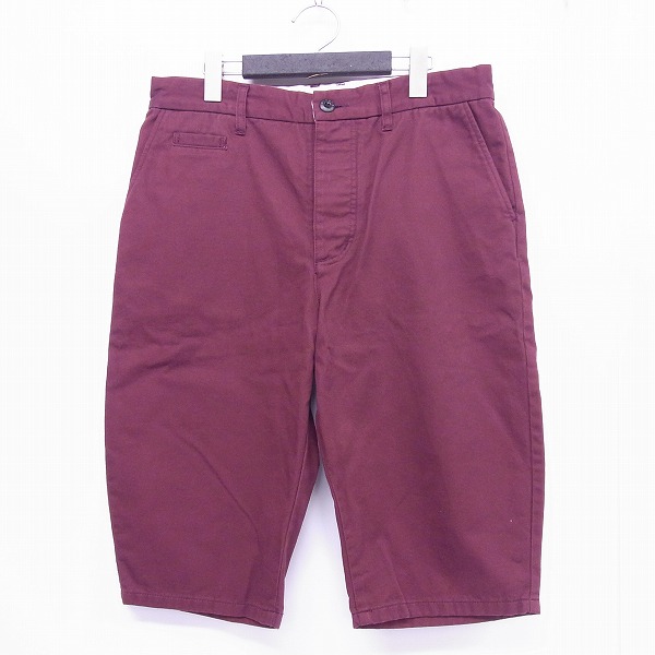 実際に弊社で買取させて頂いた【未使用】drestrip/ドレストリップ コットン ハーフパンツ ボルドー 1