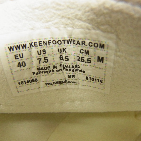 実際に弊社で買取させて頂いたKEEN/キーン UNEEK スターホワイト 編み込みサンダル 1014098/25.5の画像 5枚目