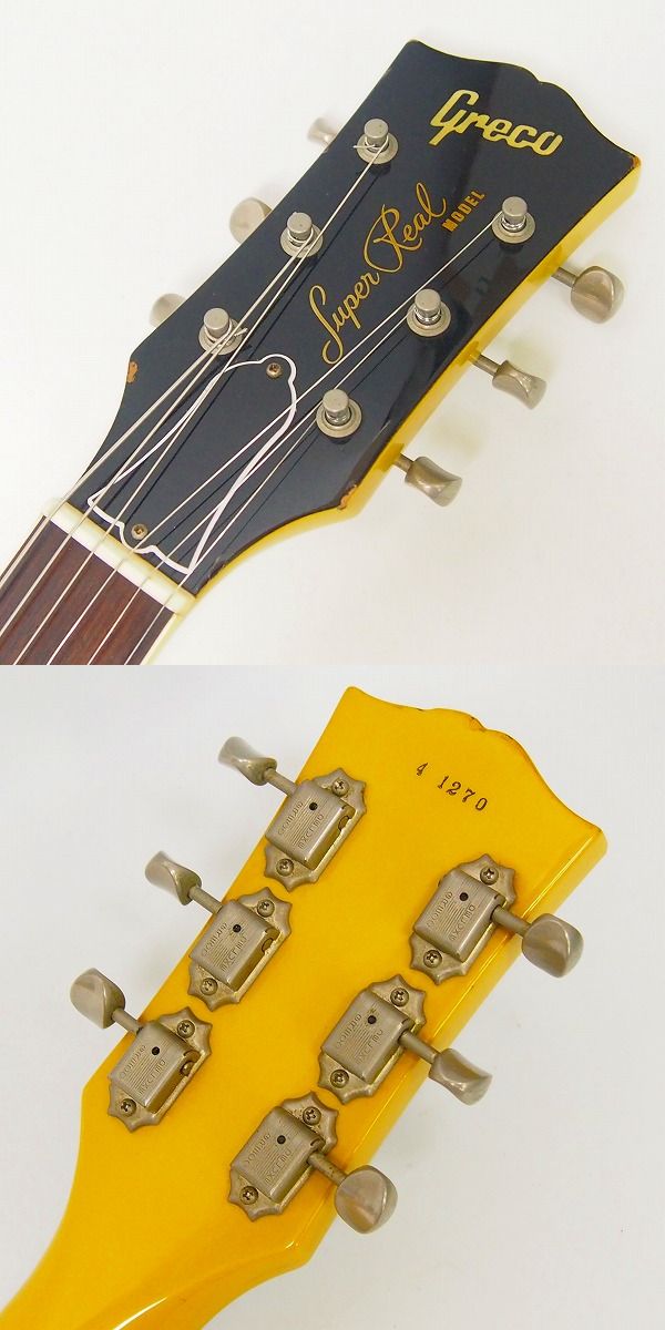 実際に弊社で買取させて頂いた★【型番不明】Graco/グレコ Super Real MODEL レスポールスペシャルタイプ エレキギター ソフトケース付の画像 1枚目