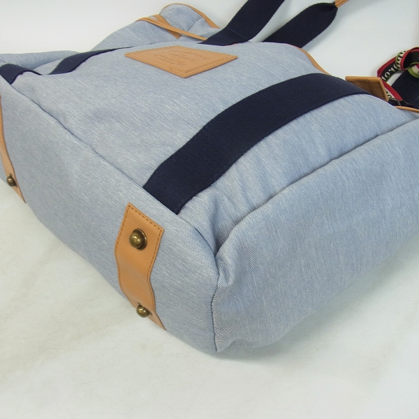 実際に弊社で買取させて頂いたOROBIANCO/オロビアンコ NYLON JEANS BAG/ナイロンジーンズ トートバッグの画像 3枚目