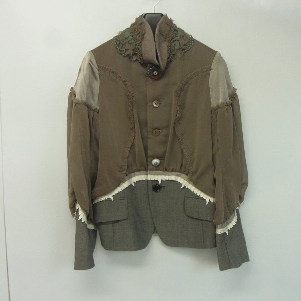 UNDERCOVER/アンダーカバー 目玉ボタンデザインブラウス