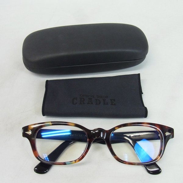 実際に弊社で買取させて頂いたTART OPTICAL/タートオプティカル EX-MAN  ブラウンアンバー メガネフレームの画像 8枚目